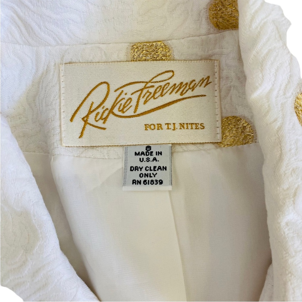 Rickie Freeman TJ Nights Dress Suit vintage size 8 - Picture 3 of 4